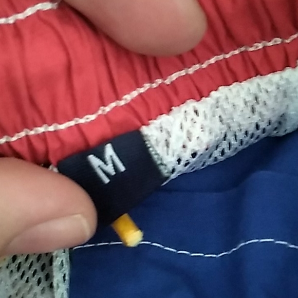 Vtg Ralph Lauren Polo Sport Color Block Swim Trunk - Picture 6 of 7